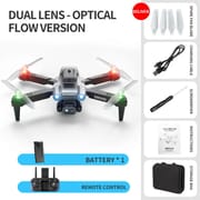 Professional mini LED light drone 4K WIFI HD ESC camera Fpv with optical flow obstacle avoidance folding quadcopter toy gift