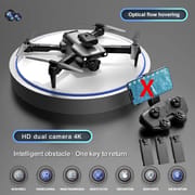 New professional UAV 809 4K HD camera WIFI FPV optical flow 360 ° obstacle avoidance foldable four-axis aircraft camera-free toy