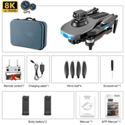 New LU3 Max Professional drone 8K HD ESC Camera 5G Wifi FPV optical Flow Foldable RC quadcopter aerial photography Gift toys