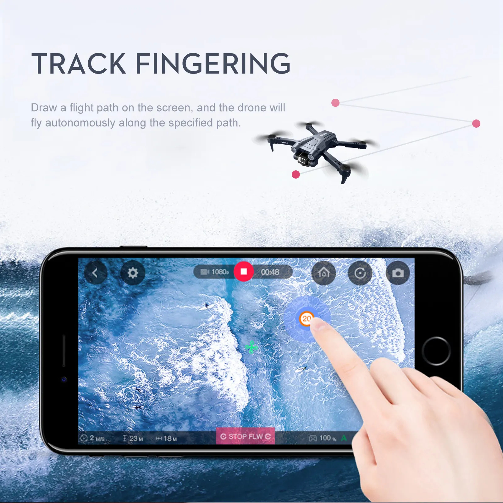 New MINI4 UAV 4K HD ESC Camera Optical Flow Positioning Obstacle Avoidance Foldable Quadcopter Remote Control Drone Toy Boy Gift