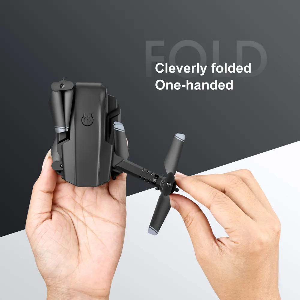 2021 New Mini Drone XT6 4K 1080P HD Camera WiFi Fpv Air Pressure Altitude Hold Foldable Quadcopter RC Drone Kid Toy GIft