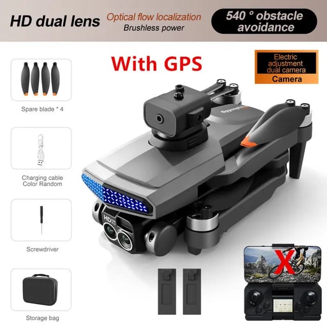 The new D6 professional mini drone 4kWifi FPV HD ESC camera optical flow with obstacle avoidance foldable quadcopter toy gift
