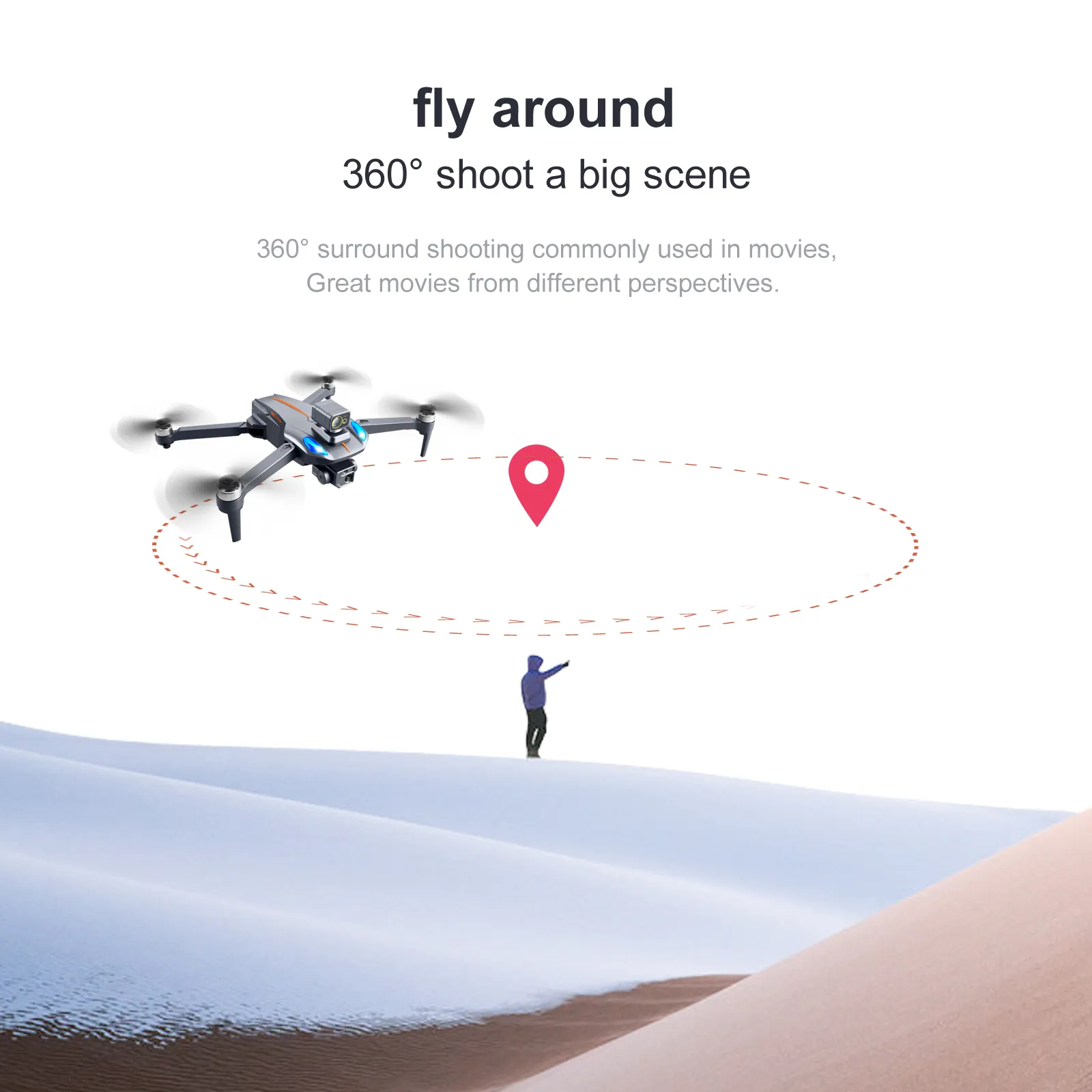 New professional drone K911 GPS 4K 8K ESC HD three camera FPV 1200 km aerial photography brushless motor foldable quadcopter toy