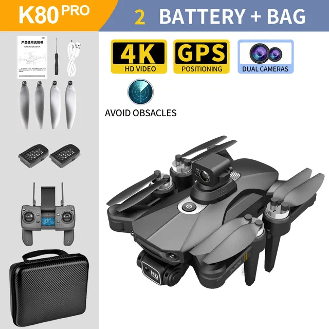 New K80 PRO Drone GPS 5G 4K HD Camera Professional Aerial Photography Brushless Motor Foldable Quadcopter Distance 1200M