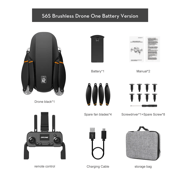New S6S 4K Mini Drone GPS 5G Wifi HD Camera EIS Camera Optical Flow Brushless Motor Foldable Quadcopter RC Helicopter Toy