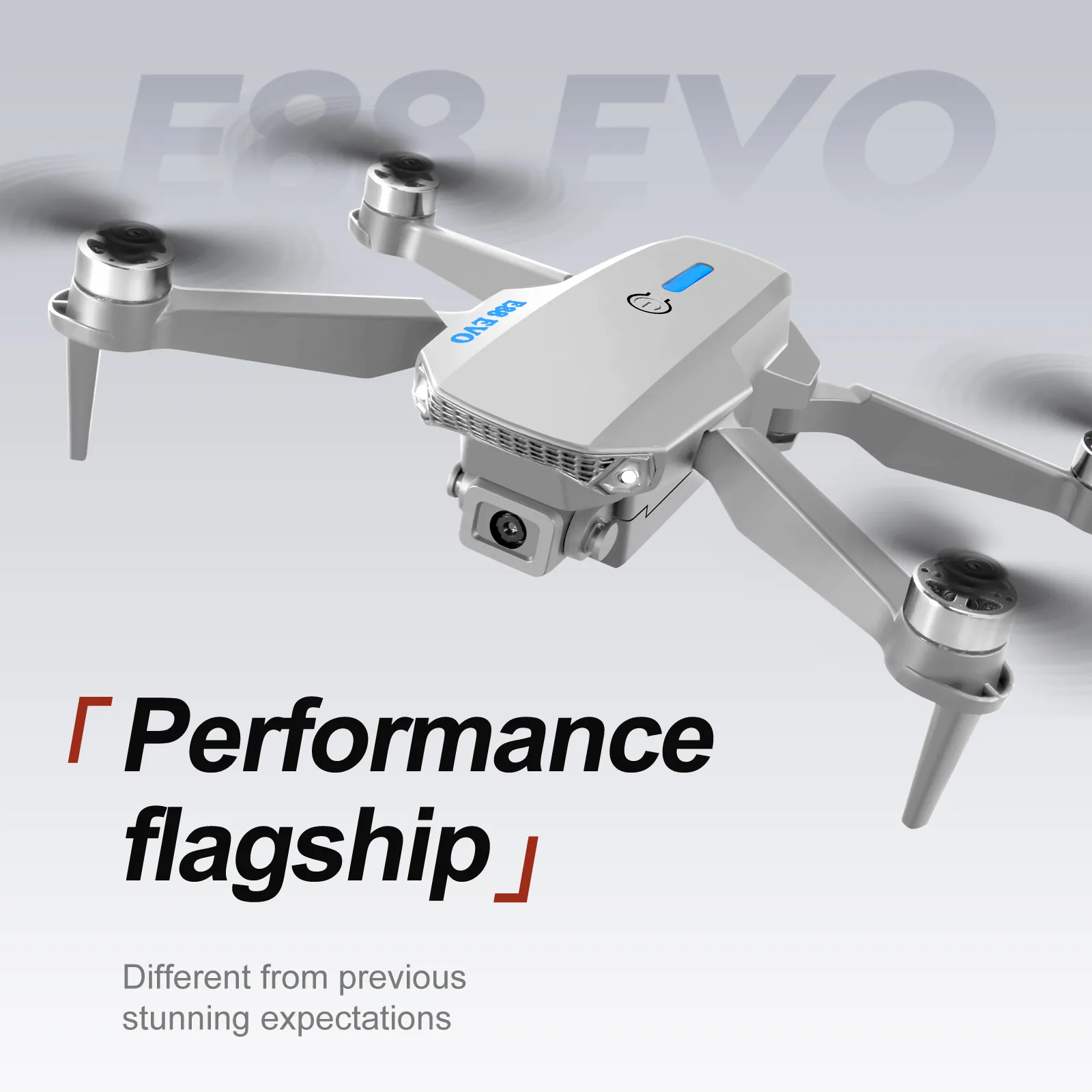 Professional Drone E88 4k wide-angle HD camera WiFi fpv height Hold Foldable RC quadrotor helicopter Camera-free childrens toys