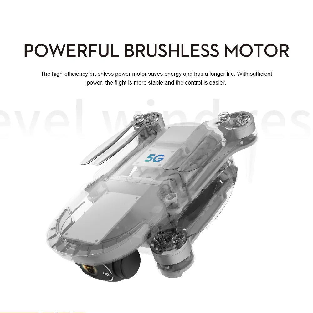 New S6S 4K Mini Drone GPS 5G Wifi HD Camera EIS Camera Optical Flow Brushless Motor Foldable Quadcopter RC Helicopter Toy