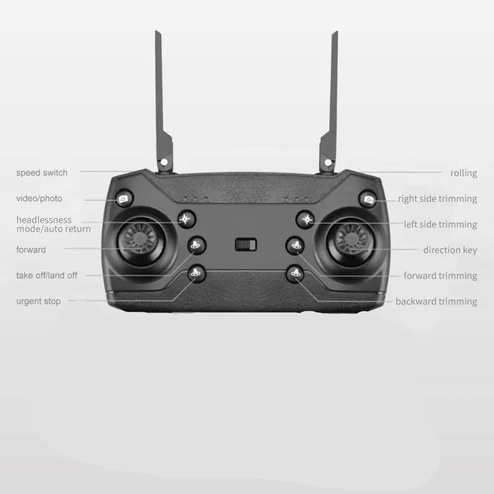 The new E88 professional drone WIFI FPV wide-angle HD 4K 1080P camera height hold foldable quadcopter childrens gifts toys