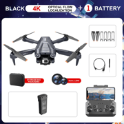 4K drone professional HD6K ESC camera WIFI FPV optical flow positioning obstacle avoidance four-axis foldable RC helicopter toys