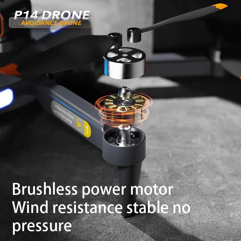 Mini Pro Drone P14 4K ESC HD Camera 360° Obstacle Avoidance optical flow aerial photography Foldable quadcopter Children's toys