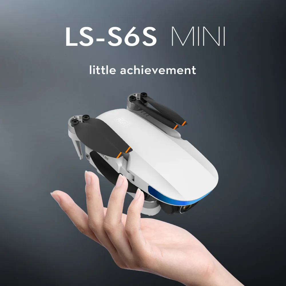 New S6S 4K Mini Drone GPS 5G Wifi HD Camera EIS Camera Optical Flow Brushless Motor Foldable Quadcopter RC Helicopter Toy