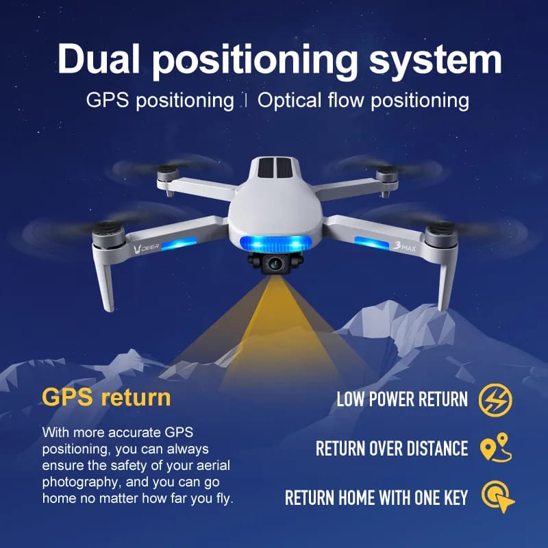 New LU3 Max Professional drone 8K HD ESC Camera 5G Wifi FPV optical Flow Foldable RC quadcopter aerial photography Gift toys
