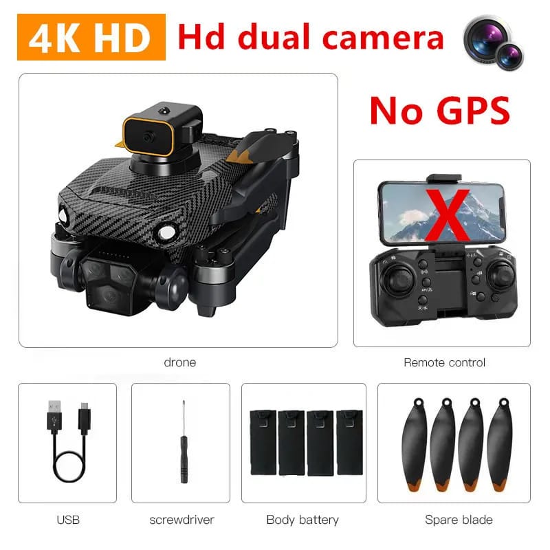 Professional RC MINI Drone 4K 8K ESC HD three camera WIFI FPV brushless motor Obstacle avoidance folding quadcopter toy Gift