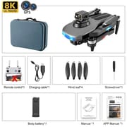 New LU3 Max Professional drone 8K HD ESC Camera 5G Wifi FPV optical Flow Foldable RC quadcopter aerial photography Gift toys