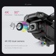2021 New Mini Drone XT6 4K 1080P HD Camera WiFi Fpv Air Pressure Altitude Hold Foldable Quadcopter RC Drone Kid Toy GIft