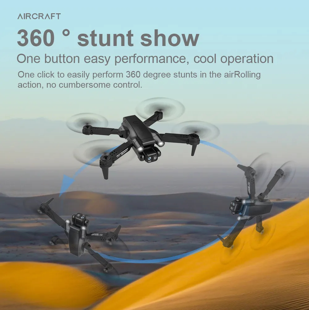 New MINI4 UAV 4K HD ESC Camera Optical Flow Positioning Obstacle Avoidance Foldable Quadcopter Remote Control Drone Toy Boy Gift