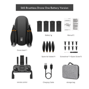 New S6S 4K Mini Drone GPS 5G Wifi HD Camera EIS Camera Optical Flow Brushless Motor Foldable Quadcopter RC Helicopter Toy