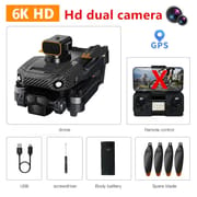 Professional RC MINI Drone 4K 8K ESC HD three camera WIFI FPV brushless motor Obstacle avoidance folding quadcopter toy Gift