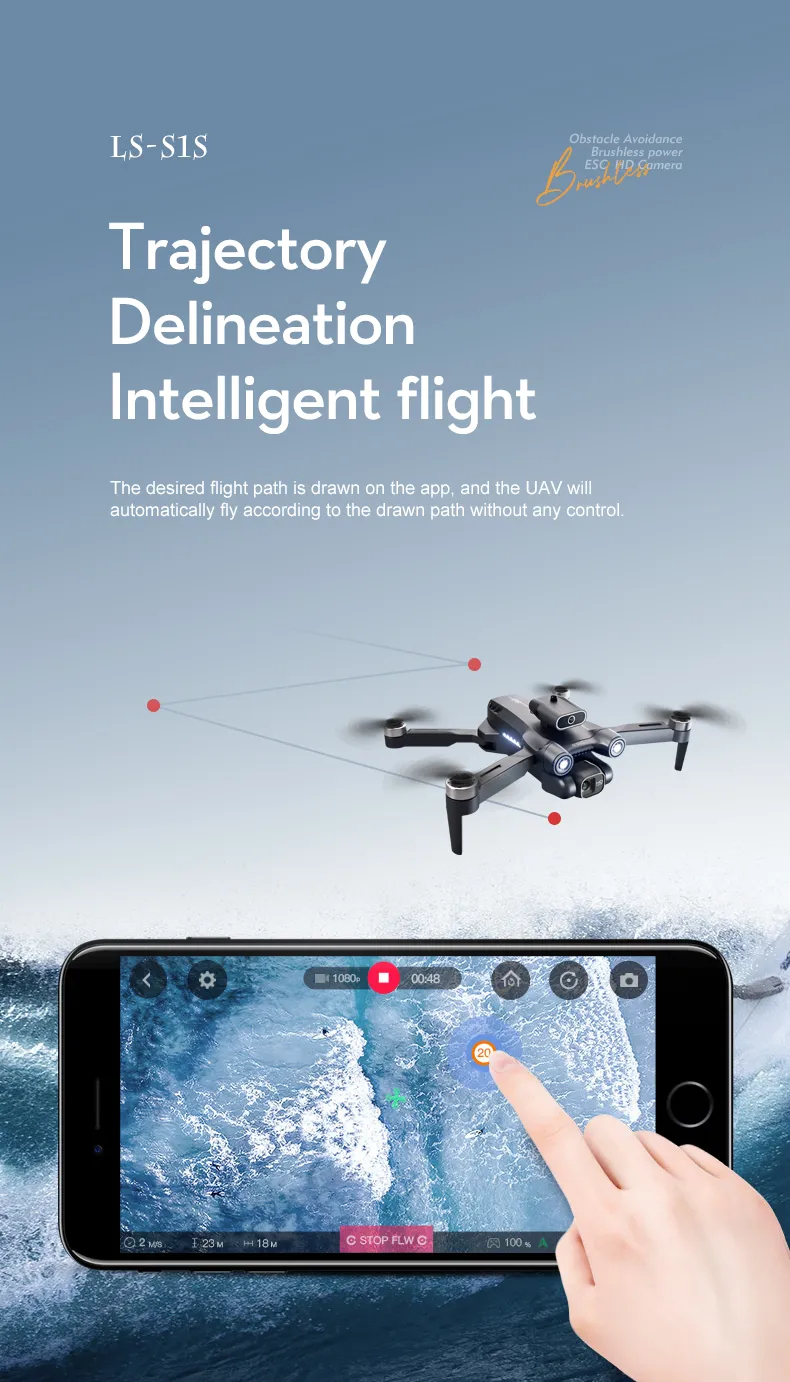 4K drone professional HD6K ESC camera WIFI FPV optical flow positioning obstacle avoidance four-axis foldable RC helicopter toys