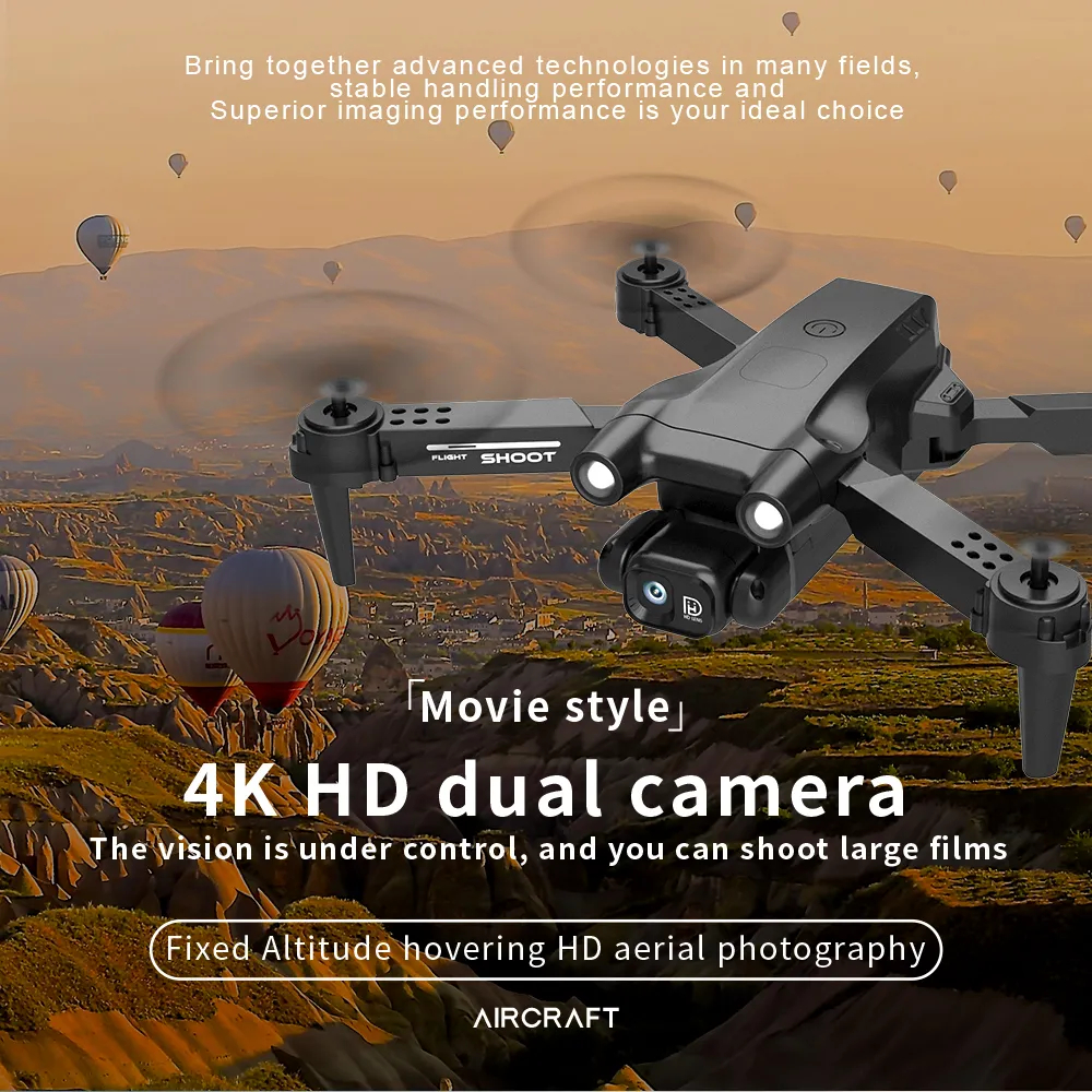 New MINI4 UAV 4K HD ESC Camera Optical Flow Positioning Obstacle Avoidance Foldable Quadcopter Remote Control Drone Toy Boy Gift