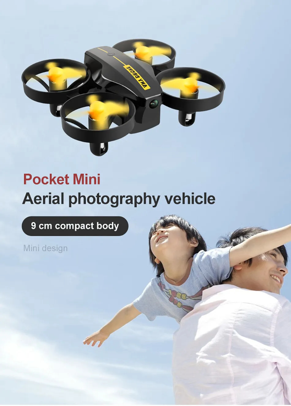 Mini drone 4K camera WiFi Fpv real-time transmission quadcopter indoor outdoor mini pocket UFO small RC aircraft toys for boys