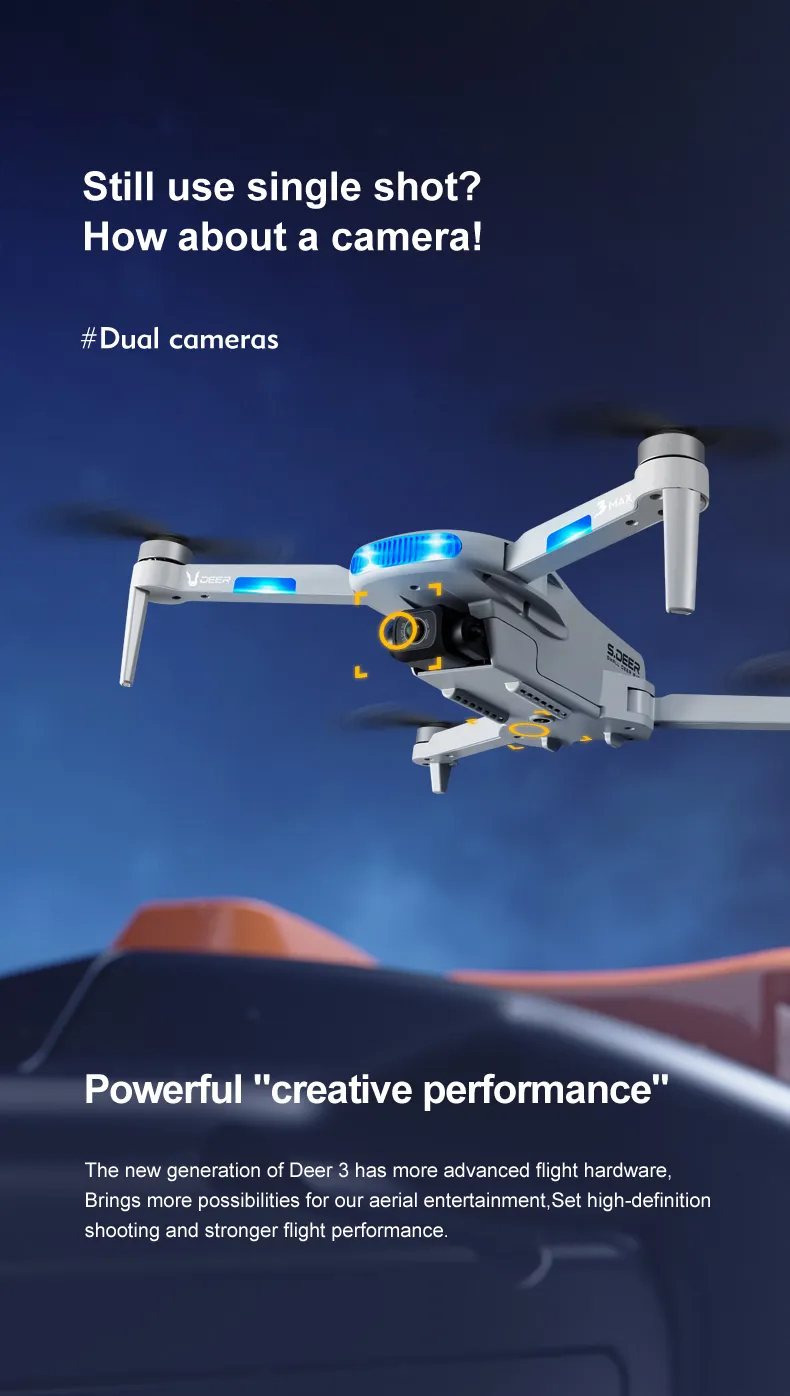 New LU3 Max Professional drone GPS 8K HD ESC Camera 5G Wifi FPV optical Flow Foldable RC quadcopter aerial photography Gift toys