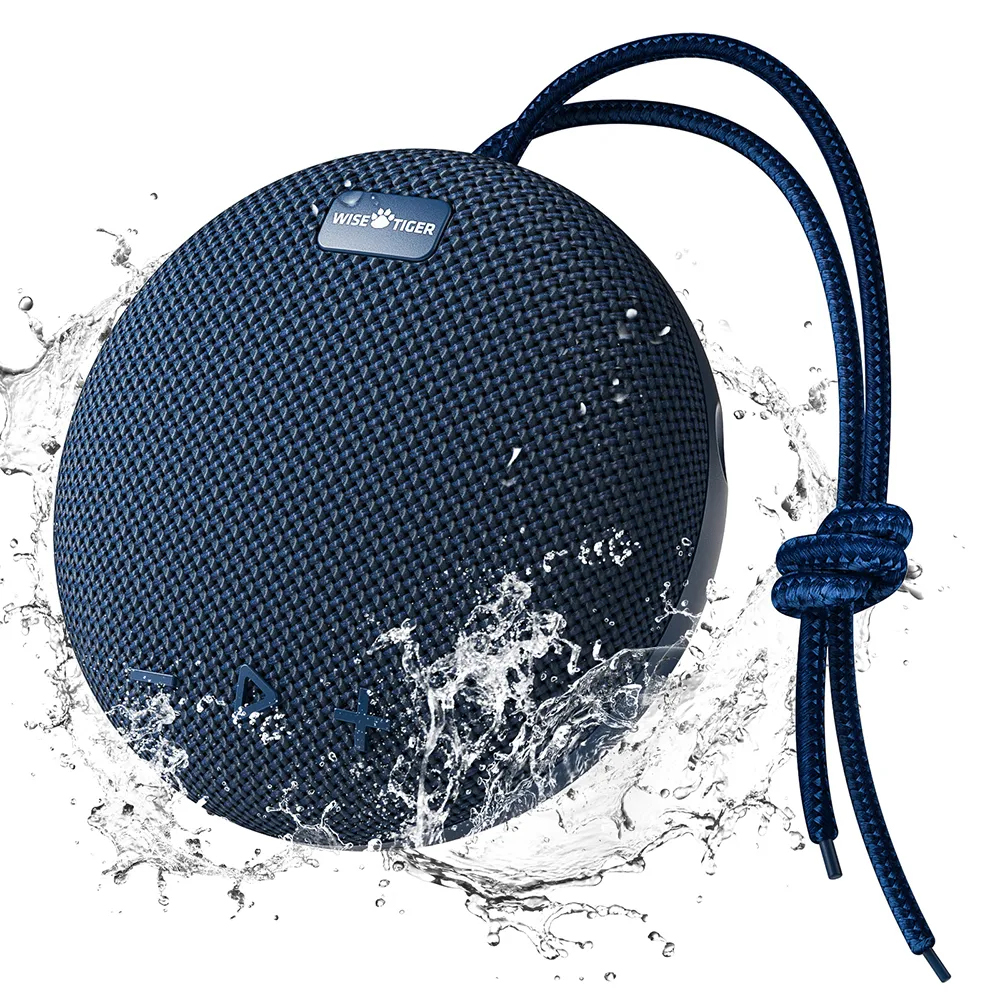 WISETIGER Speaker Buetooth IPX7 Waterproof Outdoor Sports Sound Box True Wireless Stereo Surround Audio BT5.0 Speaker Music Box