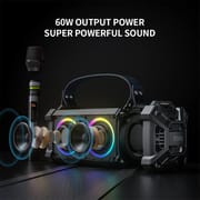 mifa WildRock Portable Karaoke Party Speaker with Wireless Microphone, Bluetooth 5.0 Speakers, 60W Powerful Sound, 13H Playtime