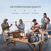 mifa WildRock Portable Karaoke Party Speaker with Wireless Microphone, Bluetooth 5.0 Speakers, 60W Powerful Sound, 13H Playtime