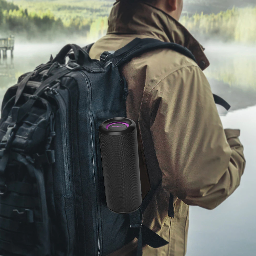 WISETIGER Portable Bluetooth Speaker 30W IPX7 Waterproof Powerful Sound ...