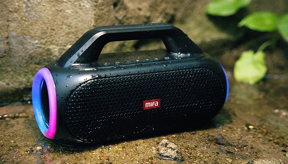 mifa WildBox Bluetooth Speaker 60W Bluetooth 5.3 Wireless Speakers Loud with BassUp Technology IPX7 Waterproof Camping Speaker