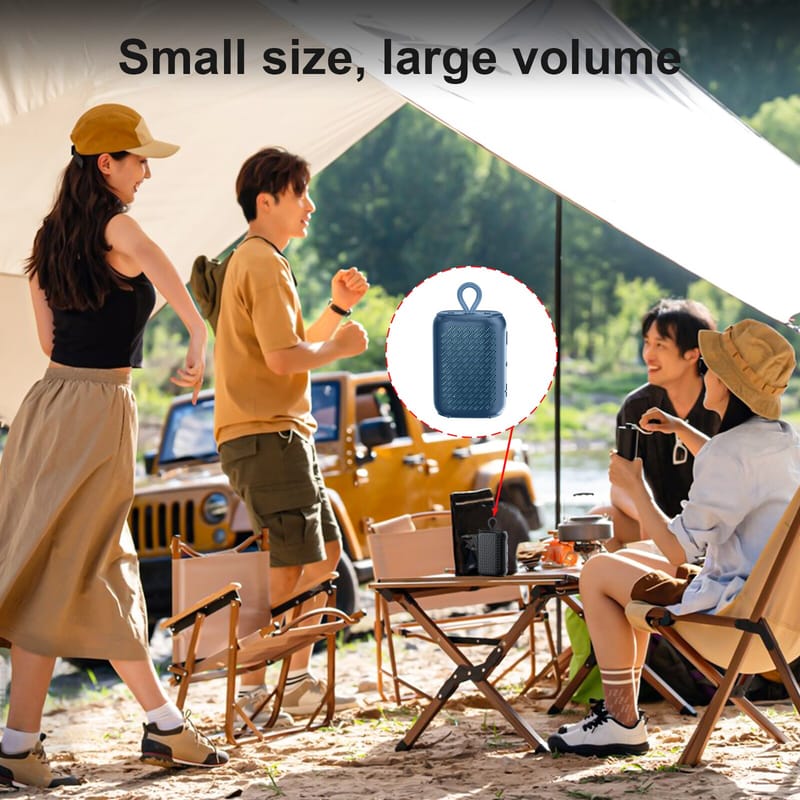 WISE TIGER Mini Portable Bluetooth Speaker Outdoor IPX7 Waterproof Sound Box Loud Sound Wireless Speaker TWS Dual Pairing