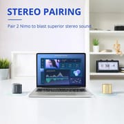 Tronsmart Nimo Portable Speaker Mini Speaker with Stereo Pairing, Hands-Free Call, IPX7 Waterproof, for Travel, Outdoor
