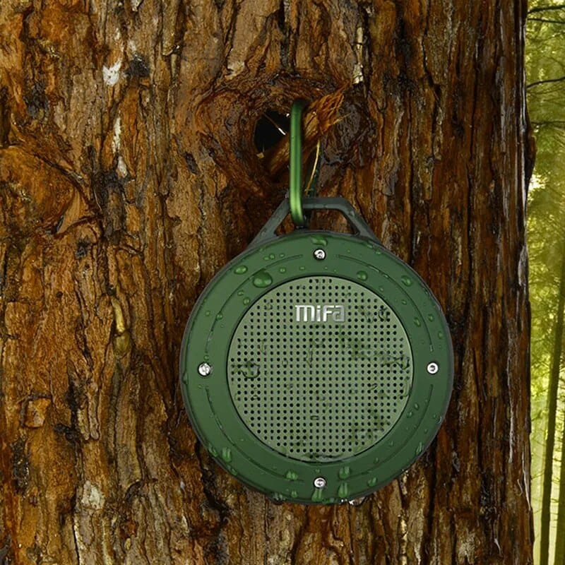 MIFA F10 Outdoor Wireless Bluetooth Stereo Portable Speaker Built-in mic Shock Resistance IPX6 Waterproof Speaker with Bass