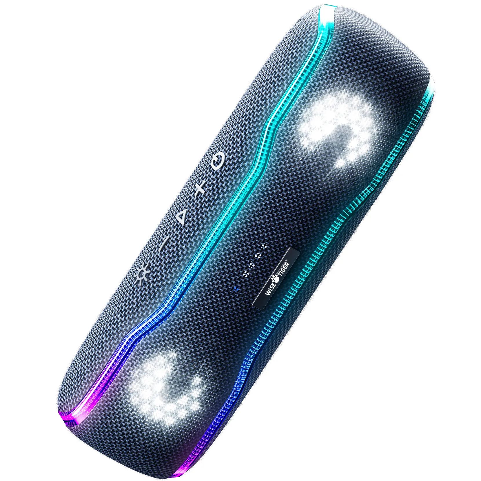 WISETIGER Bluetooth Speaker 25W Wireless IPX7 Waterproof Speaker Camping Sound Box BT5.3 Stereo Surround Loudspeaker for Outdoor