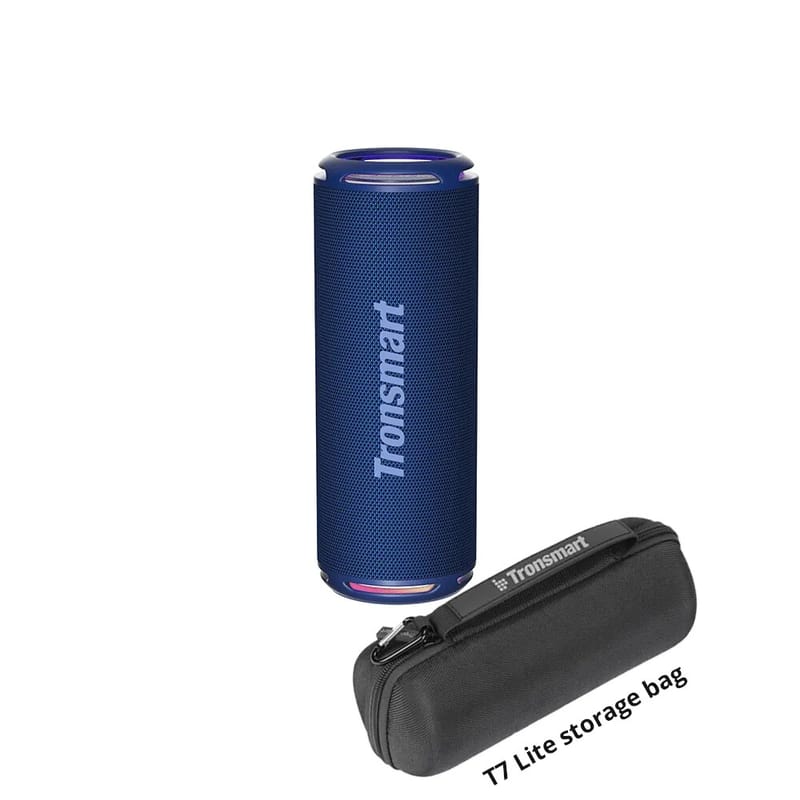 Tronsmart T7 Lite Bluetooth Speaker Enhanced Bass Portable Speaker with 24H Playtime, APP Control, IPX7 Waterproof for Camping