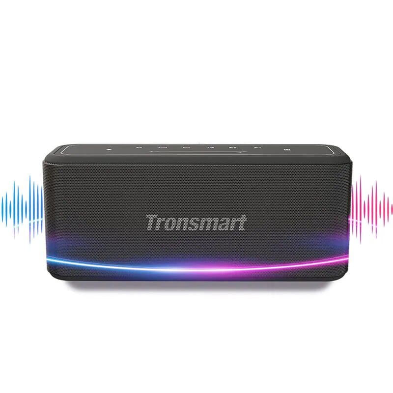 Tronsmart Mega Pro Bluetooth Speaker 60W Portable Speaker Enhanced Bass Column with NFC, IPX5 Waterproof, Voice Assistant
