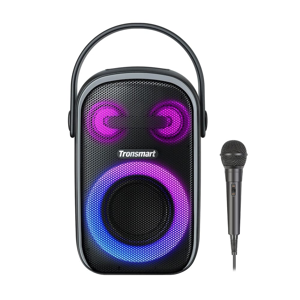 Tronsmart Halo 100 Speaker Halo 110 Bluetooth Speaker with 3-Way Sound System, Dual Audio Modes, App Control, for Karaoke, Party