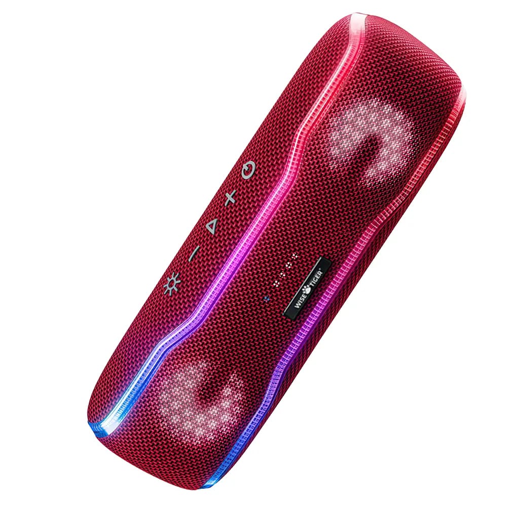 WISETIGER Bluetooth Speaker 25W Wireless IPX7 Waterproof Speaker Camping Sound Box BT5.3 Stereo Surround Loudspeaker for Outdoor