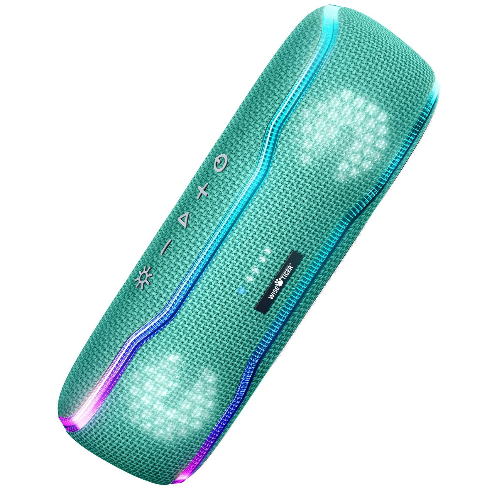 WISETIGER Bluetooth Speaker 25W Wireless IPX7 Waterproof Speaker Camping Sound Box BT5.3 Stereo Surround Loudspeaker for Outdoor