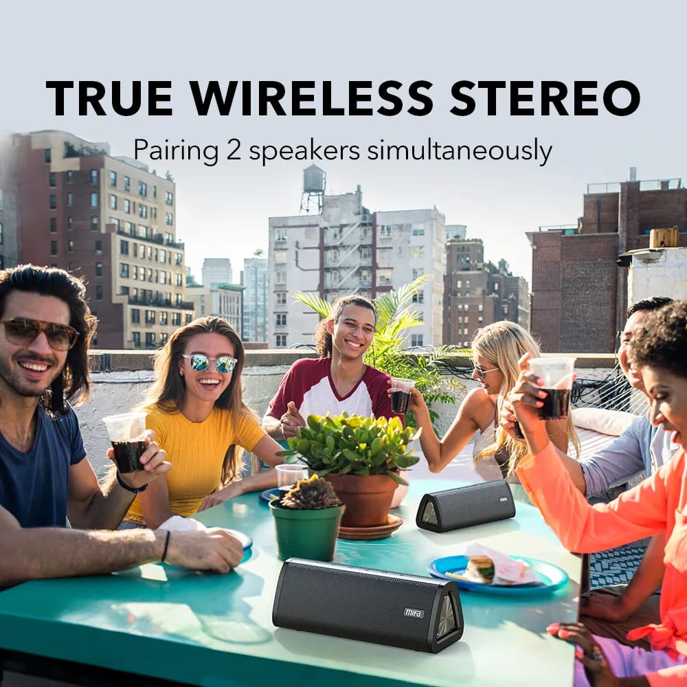 mifa A10+ Portable bluetooth speaker 360° Stereo Sound 20W IPX7 waterproof wireless bluetooth 5.0 speaker 24-Hour Play time