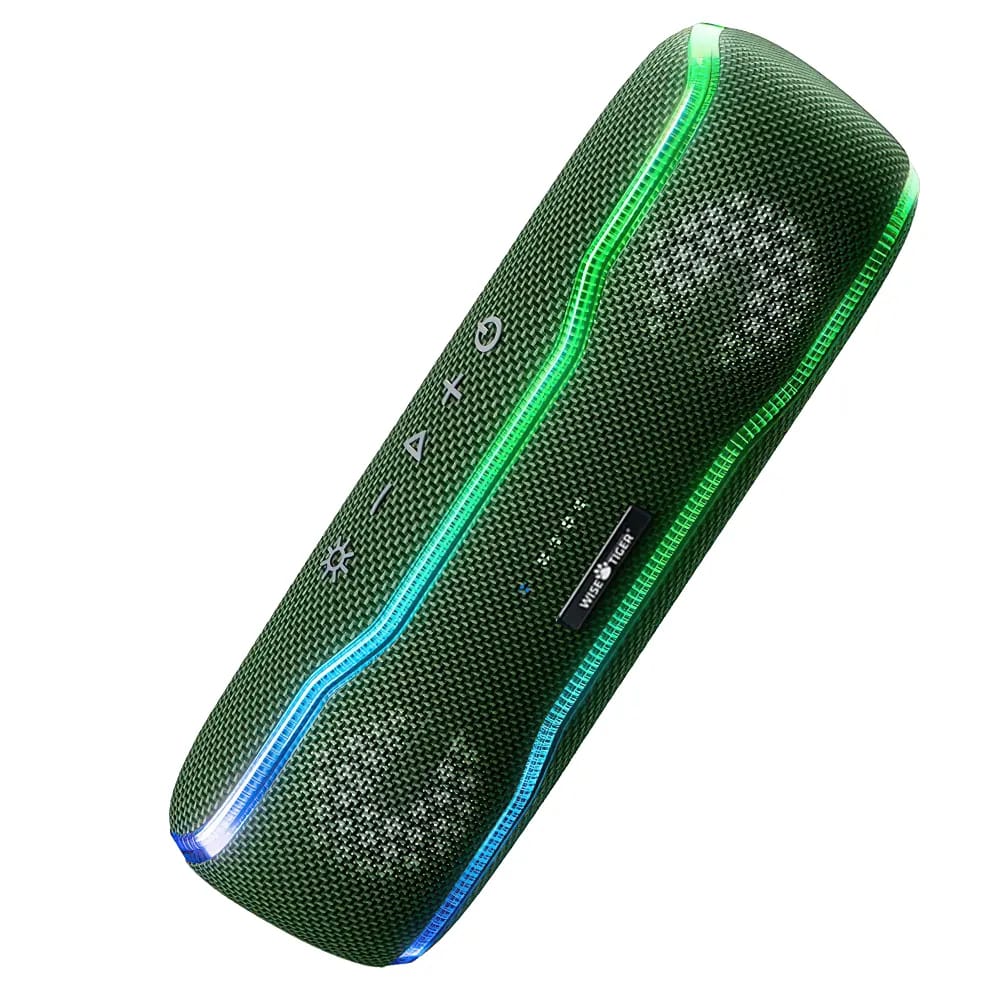 WISETIGER Bluetooth Speaker 25W Wireless IPX7 Waterproof Speaker Camping Sound Box BT5.3 Stereo Surround Loudspeaker for Outdoor