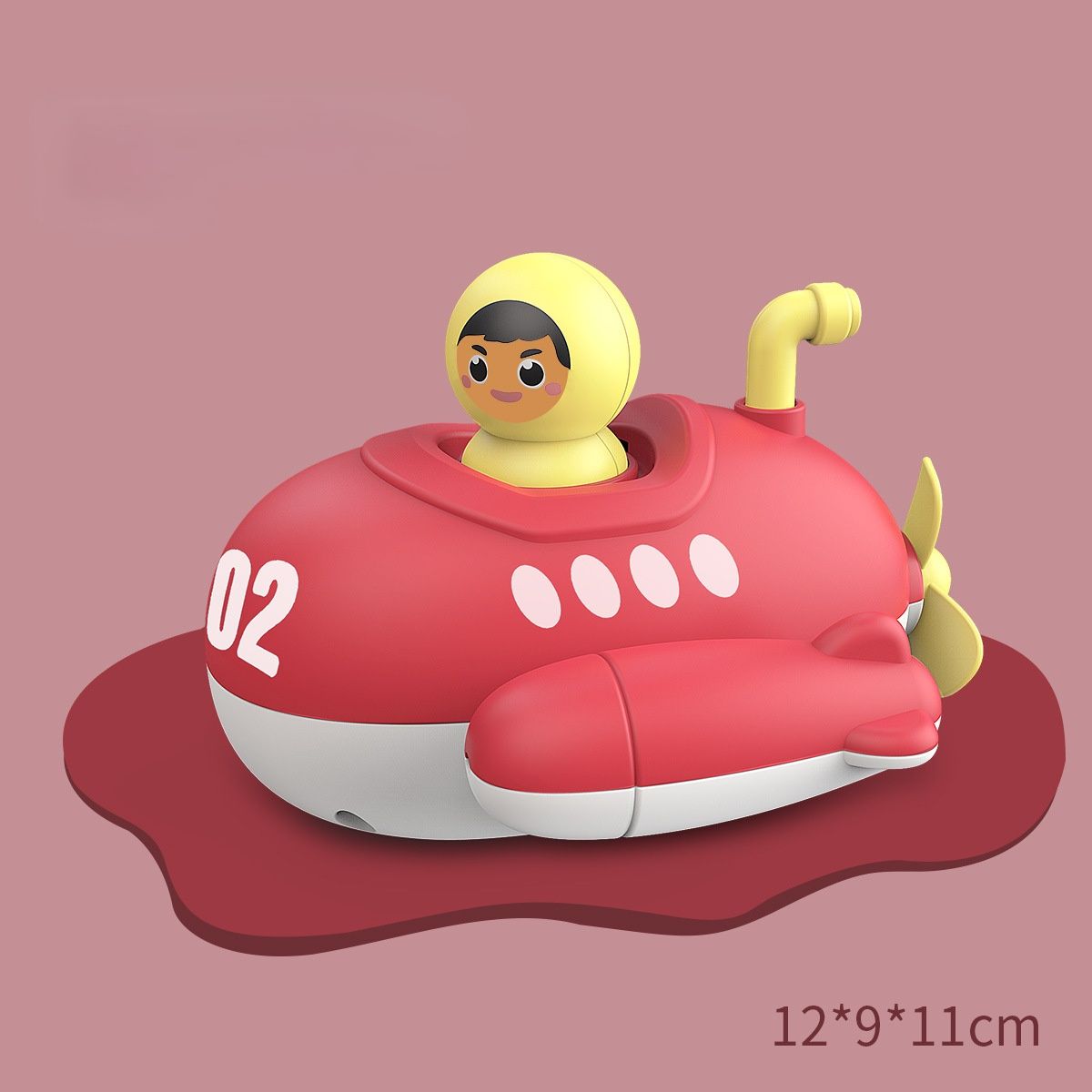 Baby Bath Toys Submarine Wind Up Toy Clockwork Ship Boat Kids Water Toys Swimming Pool Beach Game Toddler Boy Toys Children Gift