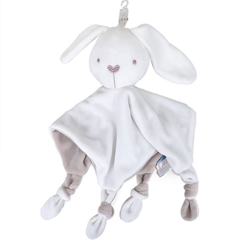 Baby Comforter Toys Plush Bunny Elephant Sleeping Towel Montessori Baby Rattles Stuffed Animals Appease Baby Toys 0 12 Months