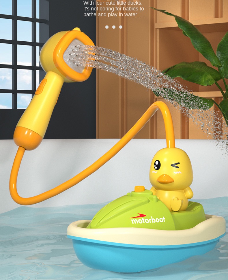 Electric Baby Bath Toys for Kids Duck Spray Water Bath Toys Baby Shower Water Toys Ball Bathroom Baby Toy Bathtub Toys Water Toy