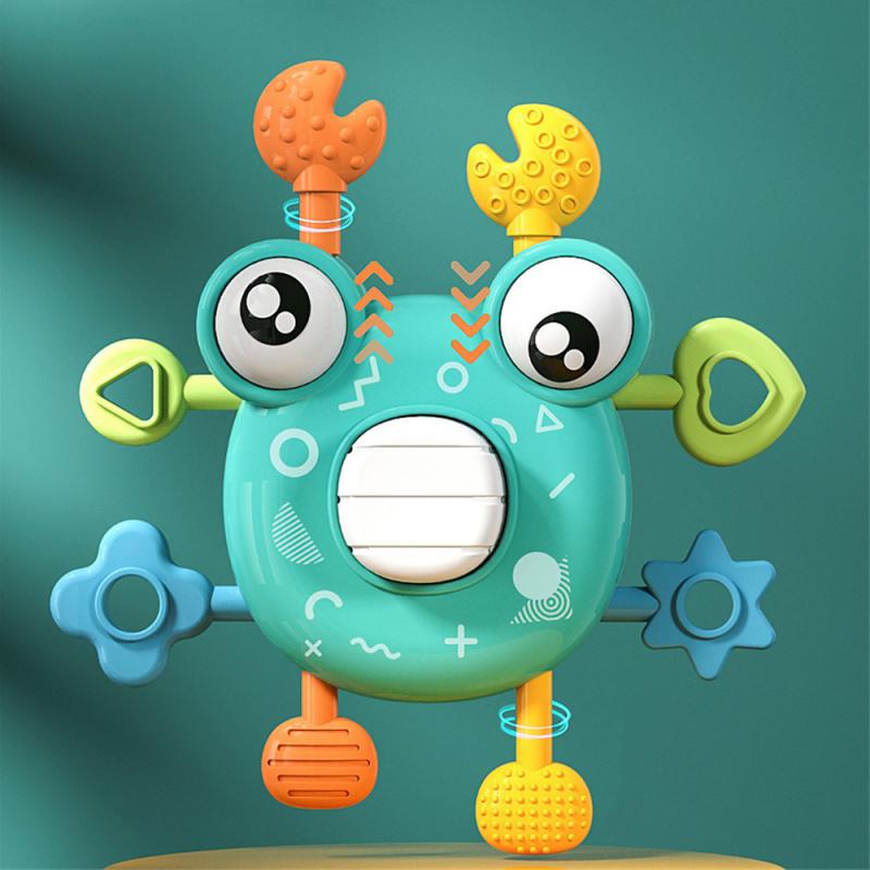 1/2PCS Montessori Sensory Toys Baby 6 12 Months Silicone Pull String Interactive Educational Toy For Toddler Development