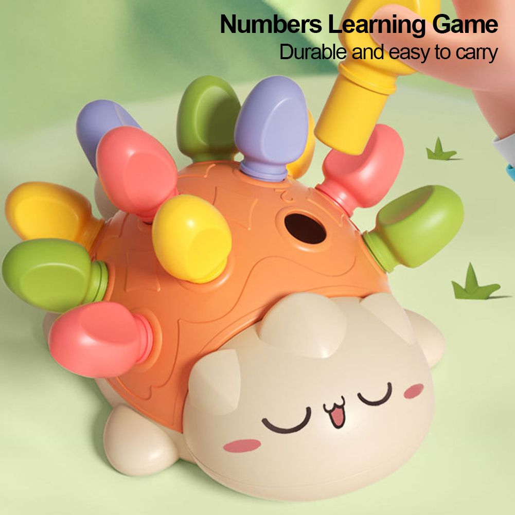 Toddler Dinosaur Hedgehog Montessori Insert Toy Baby Children Kid Concentration Training Early Education Fine Motor Sensory Game