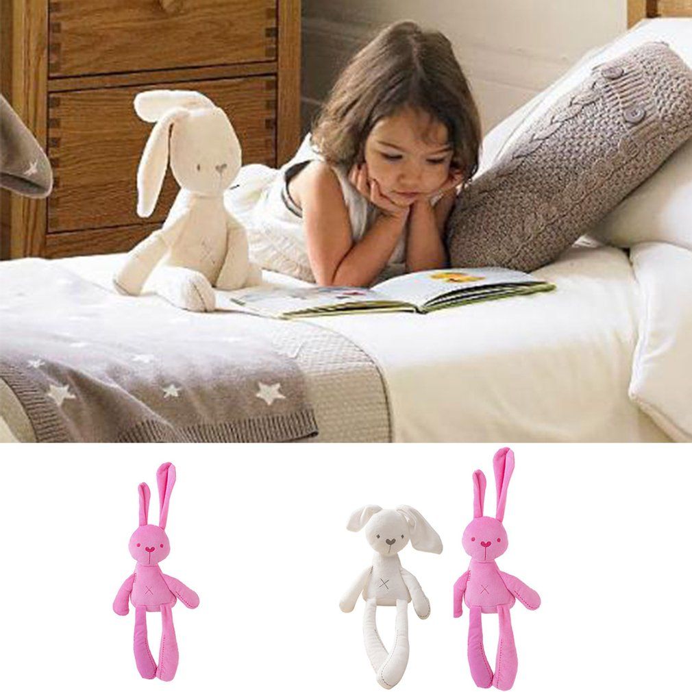 The Bunny Plush Regular Animal Solid Baby Toy Party Birthday Kids Gifts Rabbit Sleeping Comfort Soft doll Toy Stuffed