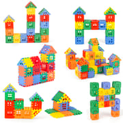 50pcs/lot Building Blocks Baby Paradise House spelling puzzle blocks City DIY Creative Model Figures Educational Kids Toys