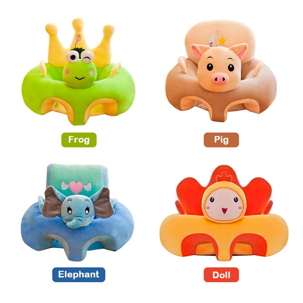 Baby Learn Sitting Sofa Seat Cover Cartoon Plush Support Seat Learn To Sit Baby Plush Toys For 0-3 M (Without Filler) Baby Learn Sitting Sofa Seat Cover Cartoon Plush Support Seat Learn To Sit Baby Plush Toys For 0-3 M (Without Filler)
